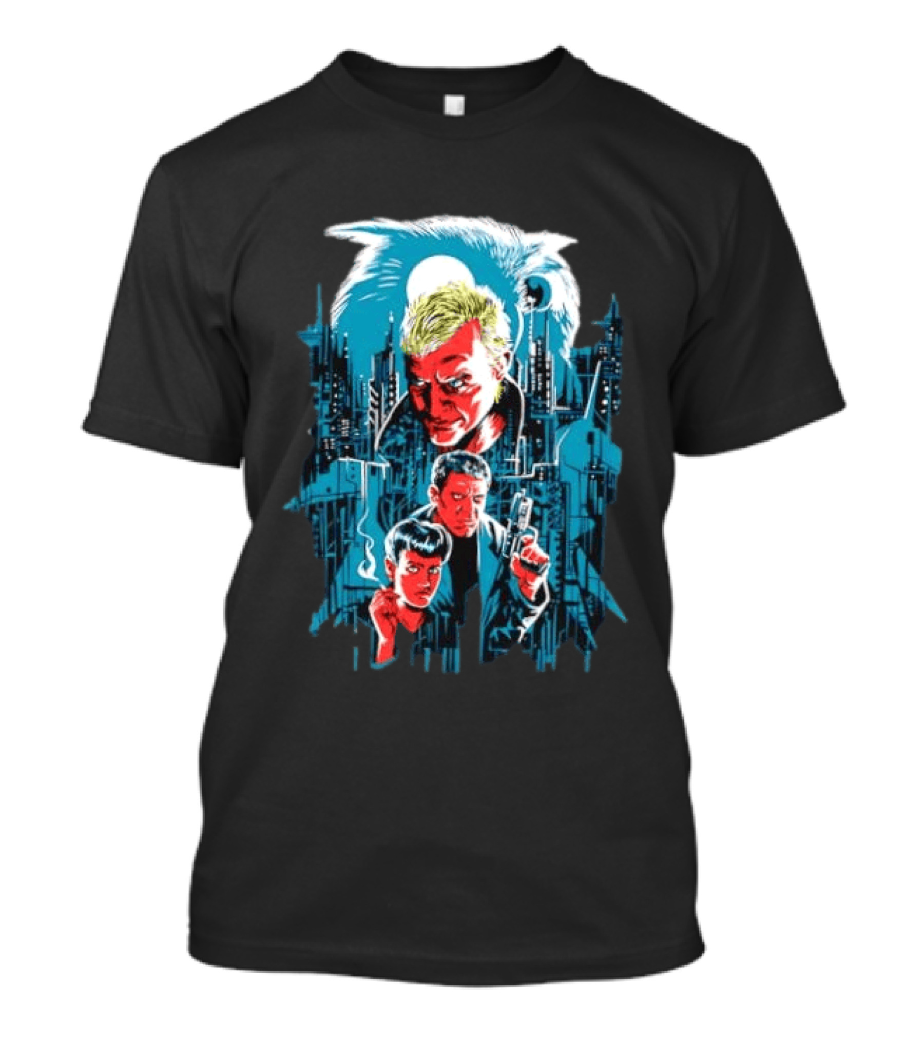 Roy Batty Rick Deckard Rachael Blade Runner Film Noir Sci Fi Classic Movie T-Shirt