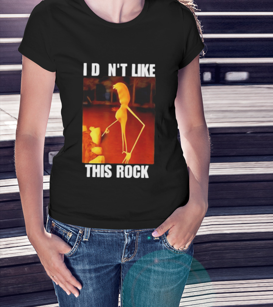 Salad Fingers I Don't Like This Rock Surreal Horror Meme T-Shirt