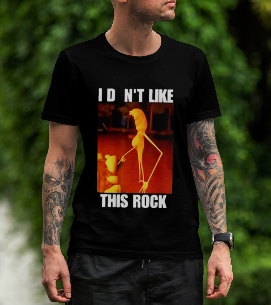 Salad Fingers I Don't Like This Rock Surreal Horror Meme T-Shirt