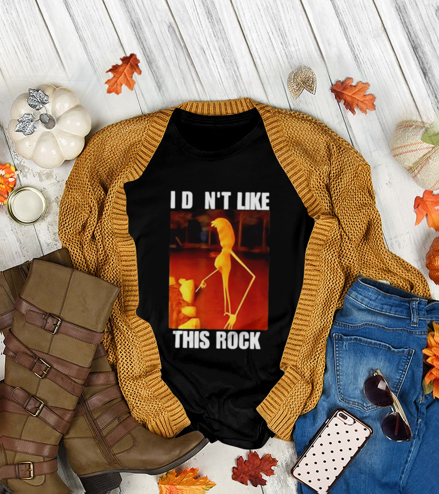 Salad Fingers I Don't Like This Rock Surreal Horror Meme T-Shirt