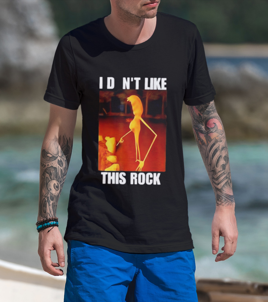 Salad Fingers I Don't Like This Rock Surreal Horror Meme T-Shirt