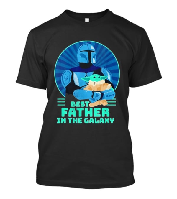 Star Wars Mandalorian Grogu Best Father In The Galaxy T-Shirt