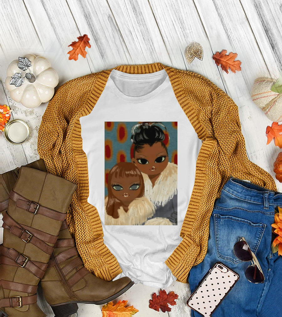 Bratz Dolls Cloe Yasmin Fashion Iconic Style Fur Outfits T-Shirt
