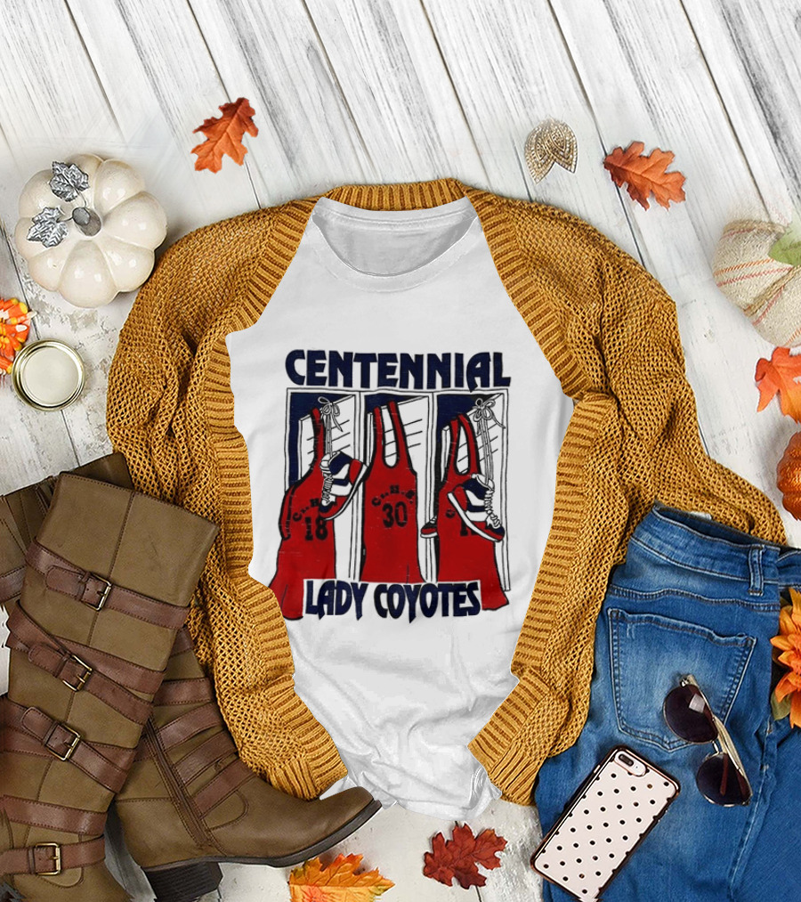Centennial Lady Coyotes Basketball Team Jerseys with Numbers 18 30 T-Shirt