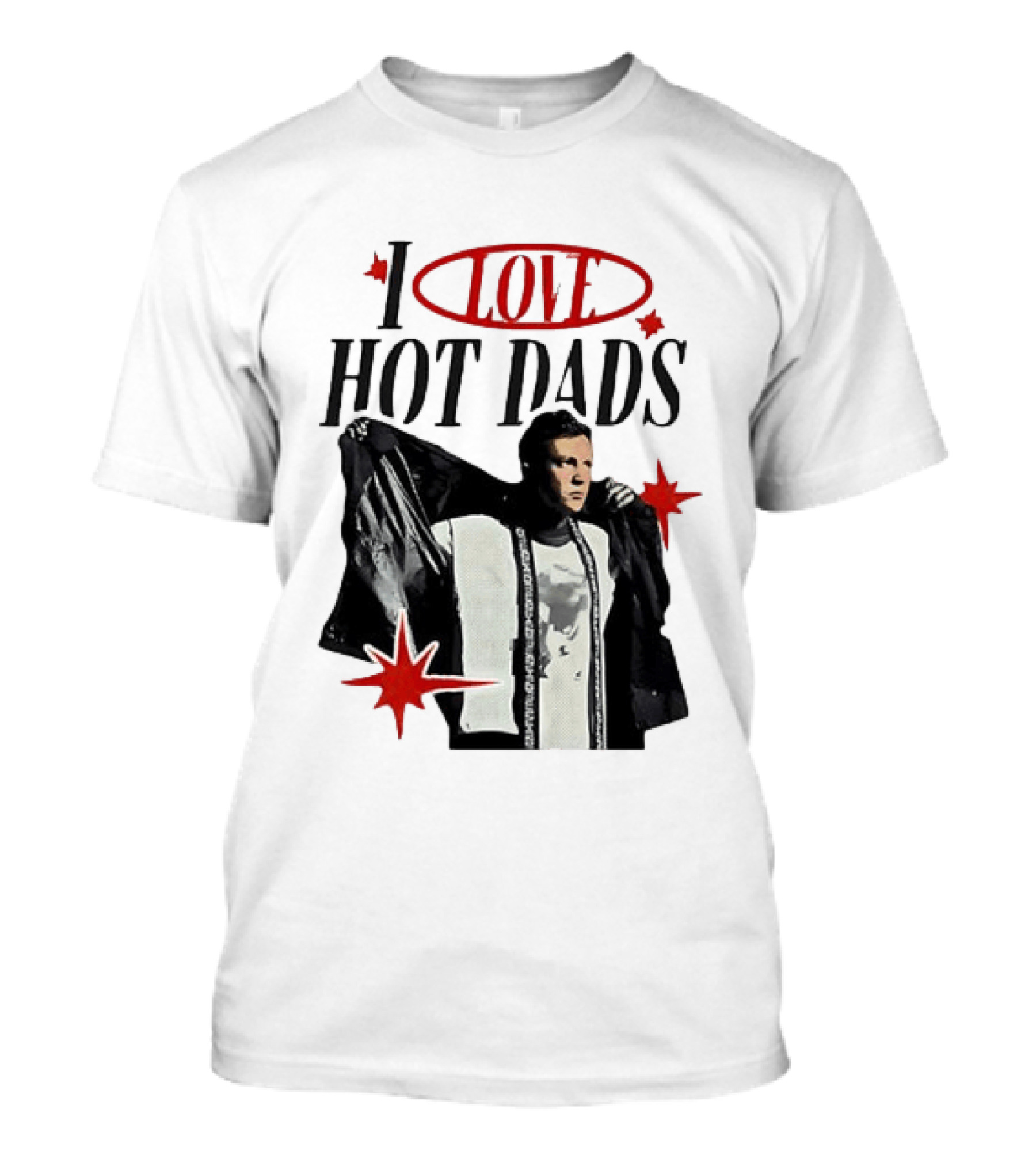 I Love Hot Dads Jeremy Allen White The Bear T-Shirt