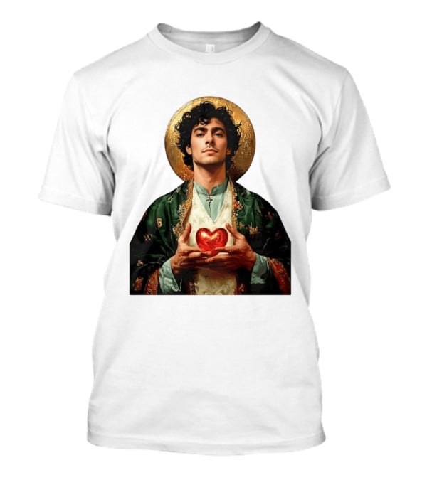Luigi Mangione Patron Saint Holding Sacred Heart For Health Care Justice T-Shirt