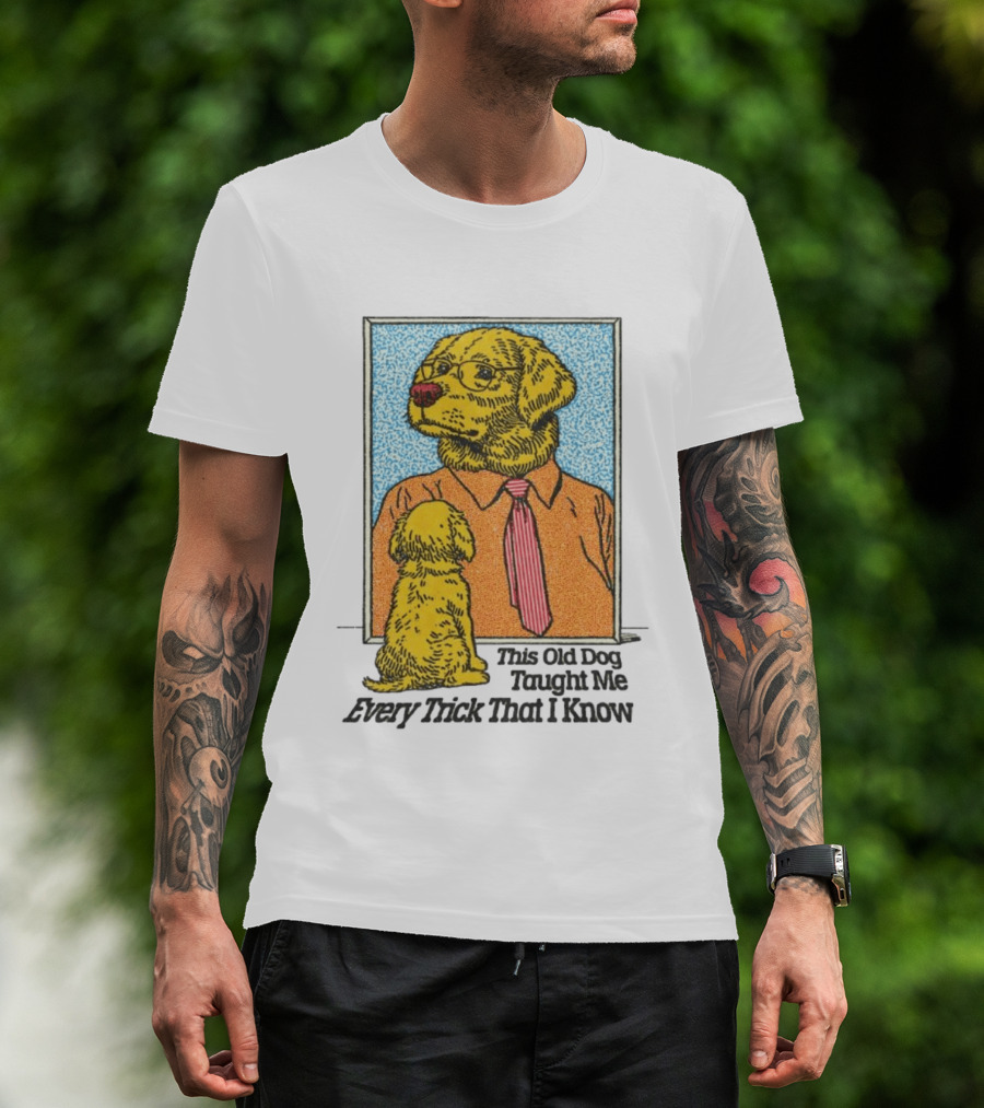 Mac Demarco This Old Dog Taught Me Every Trick That I Know Cartoon Dogs In Mirror T-Shirt