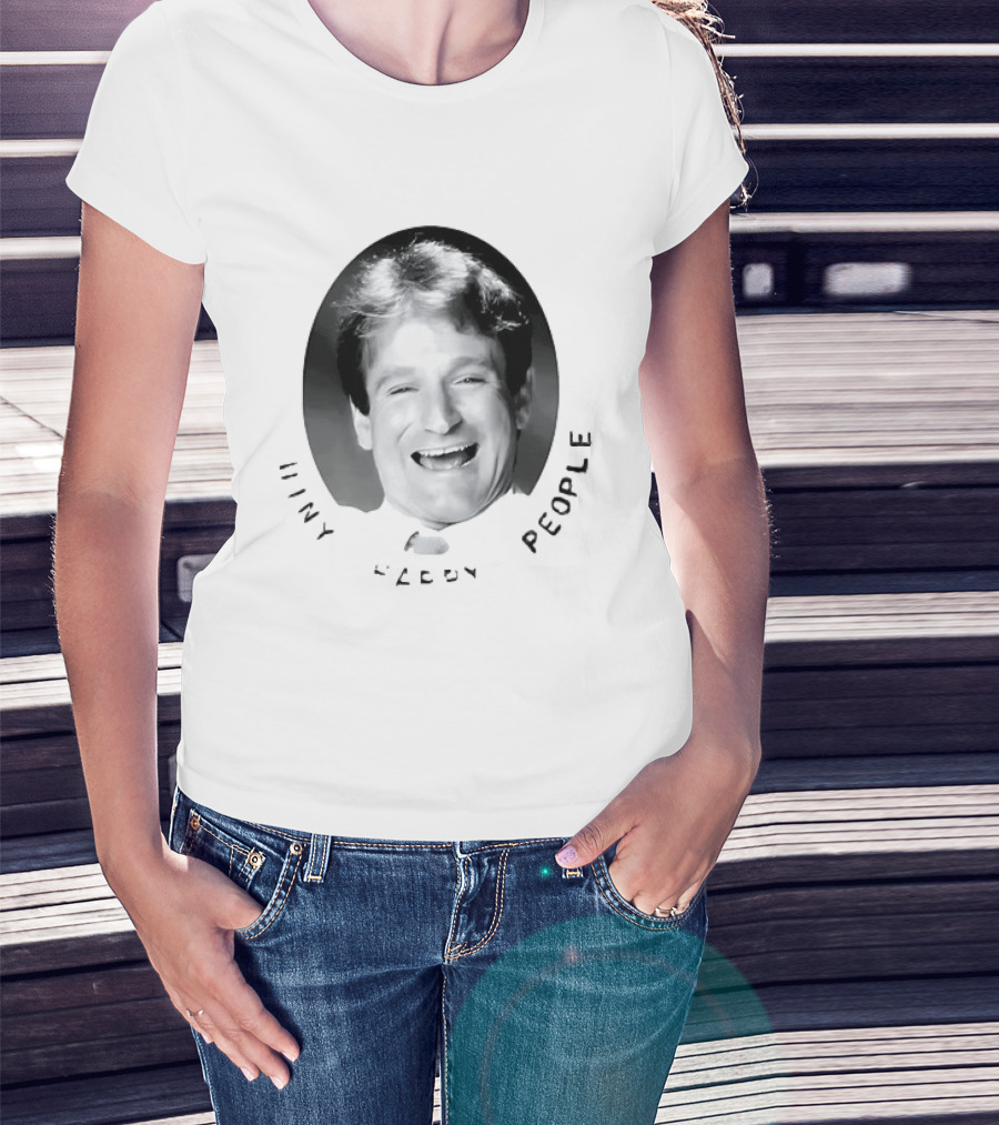 Robin Williams Shiny Happy People T-Shirt