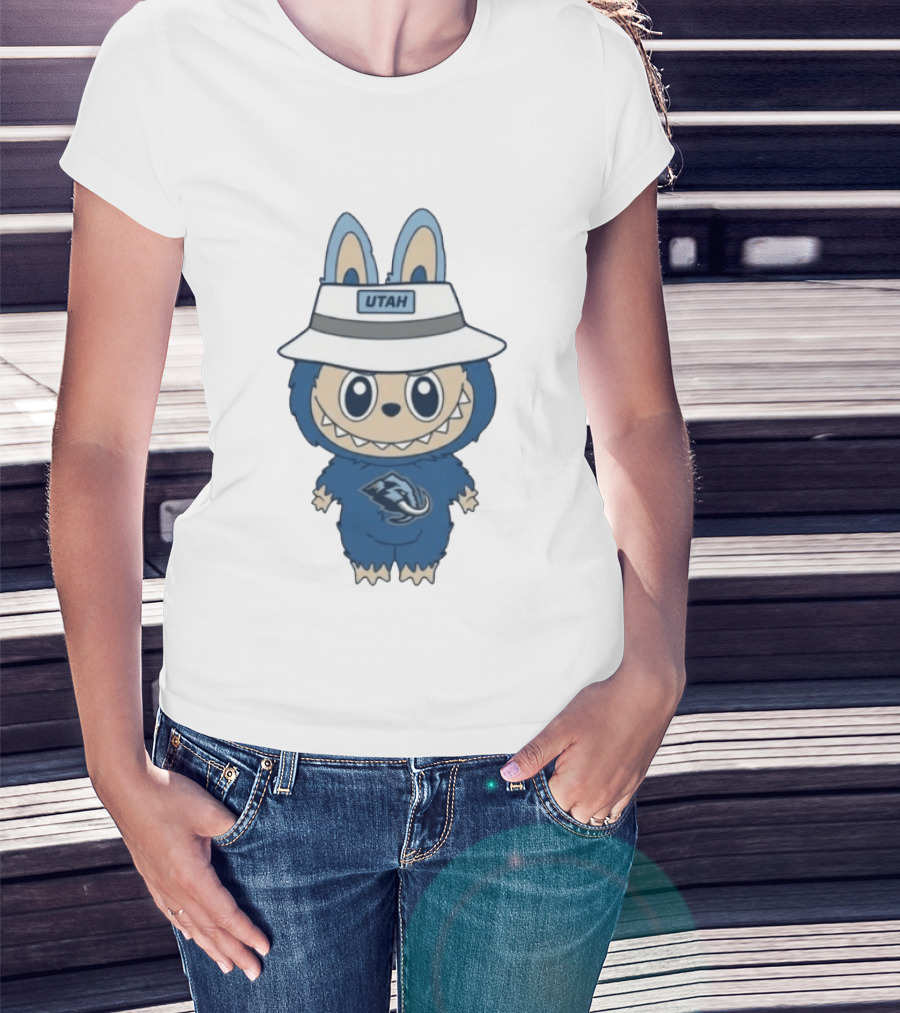 Utah Mammoth Cute Furry Character With Hat T-Shirt