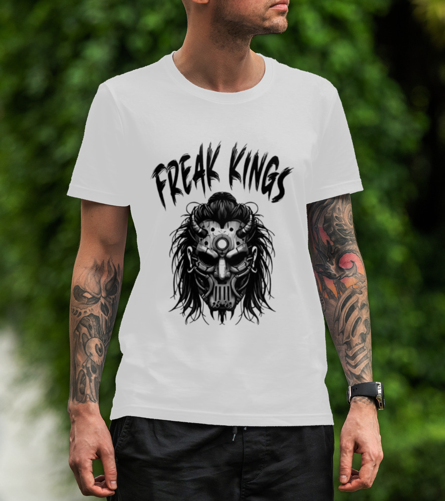 Freak Kings Skull Mask Design Wyatt Russell T-Shirt