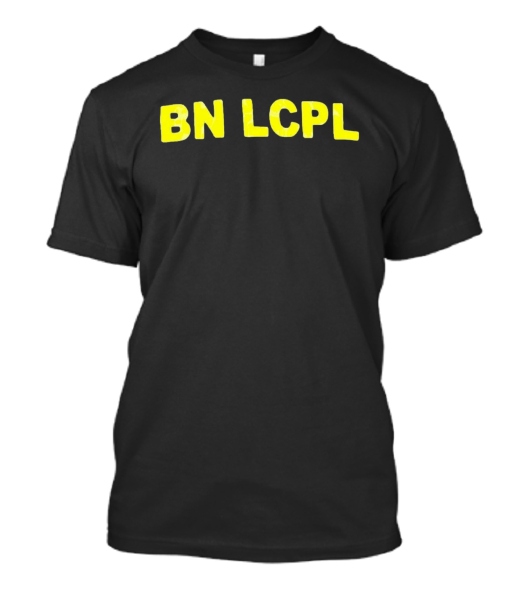 BN LCPL Bold Yellow Block Letters T-Shirt