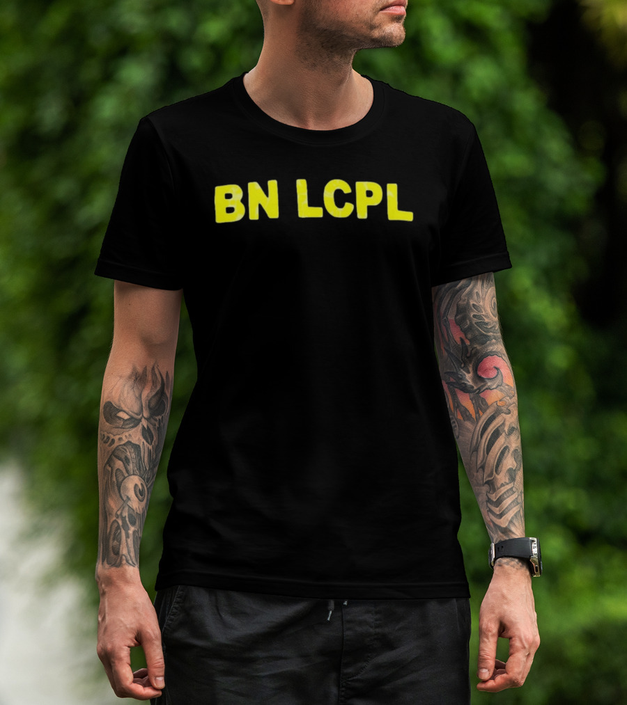 BN LCPL Bold Yellow Block Letters T-Shirt