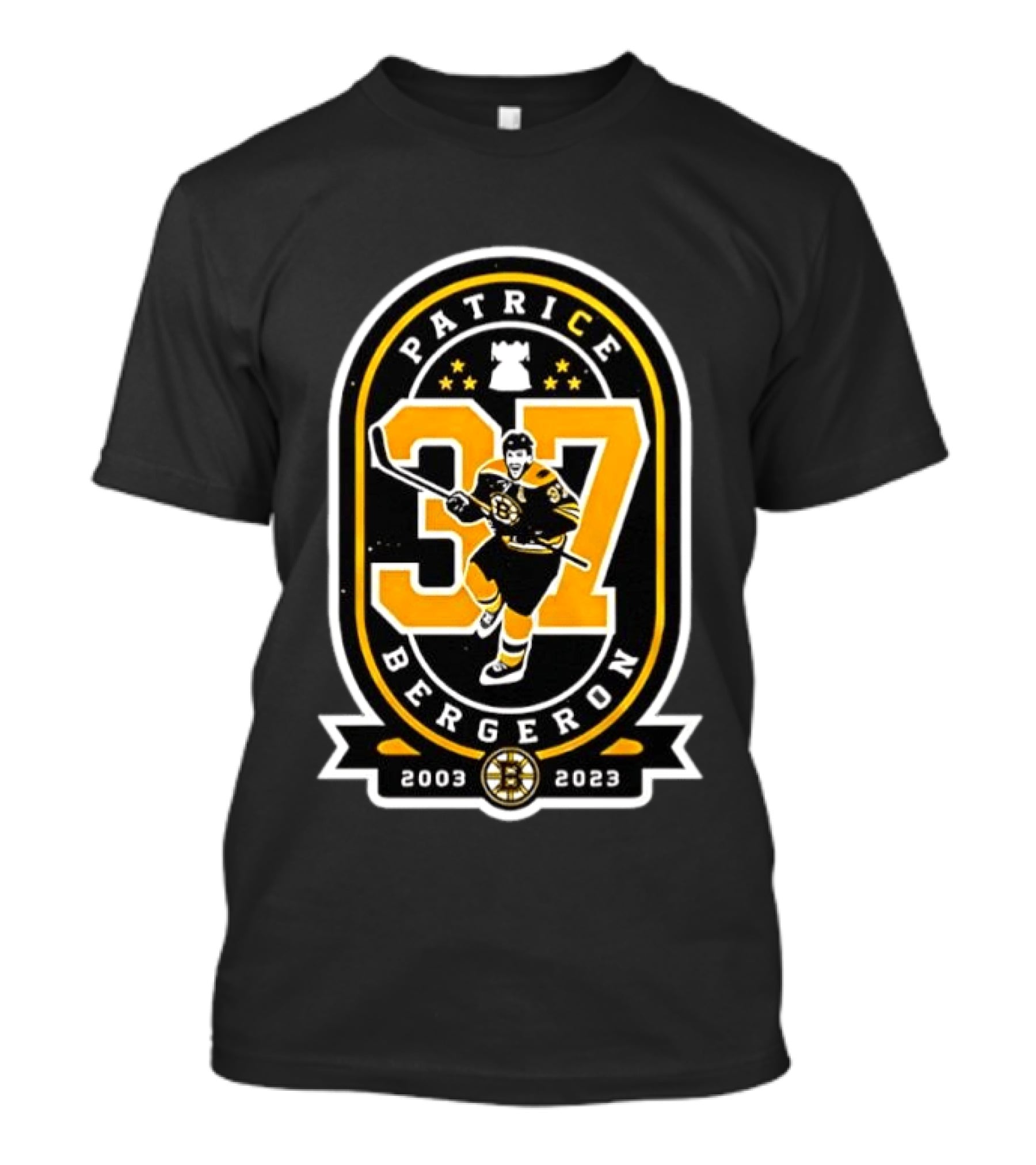 Patrice Bergeron 37 Boston Bruins 2003 2023 T-Shirt