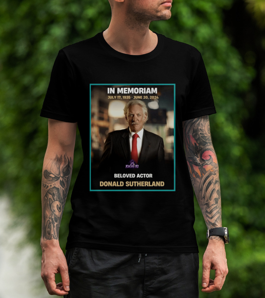 In Memoriam July 17 1935 June 20 2024 Beloved Actor Donald Sutherland T-Shirt