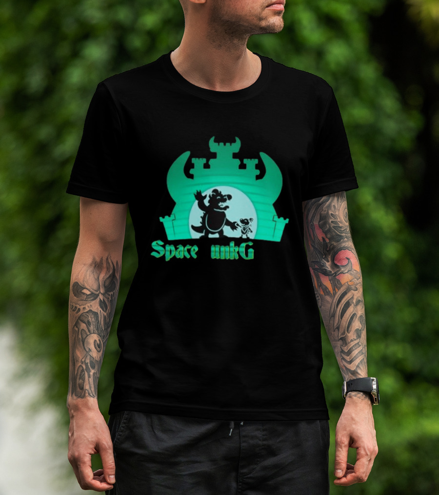 Bowser And Bowser Jr Super Mario Space Junk Galaxy Castle T-Shirt