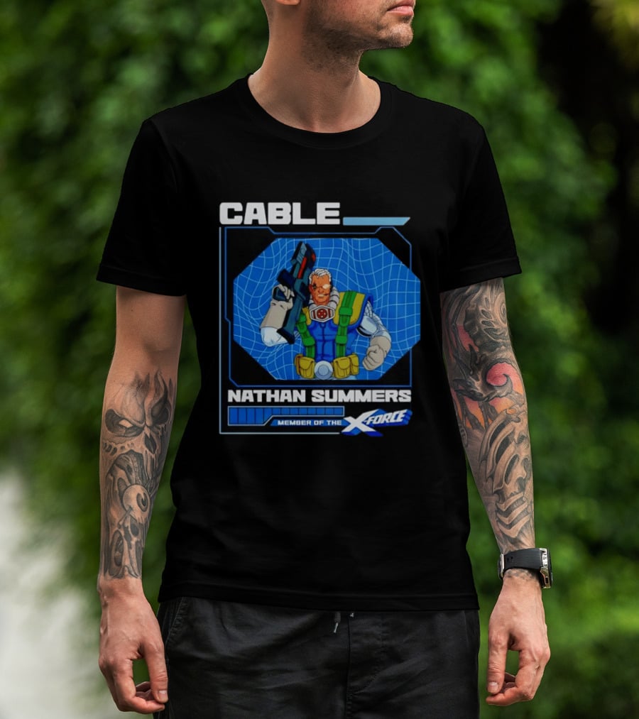 Cable Nathan Summers Member Of The X Force Marvel Comics T-Shirt
