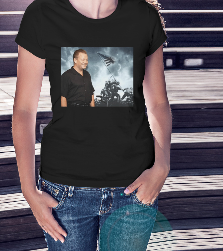 James Bradley Flags Of Our Fathers Iconic Image T-Shirt