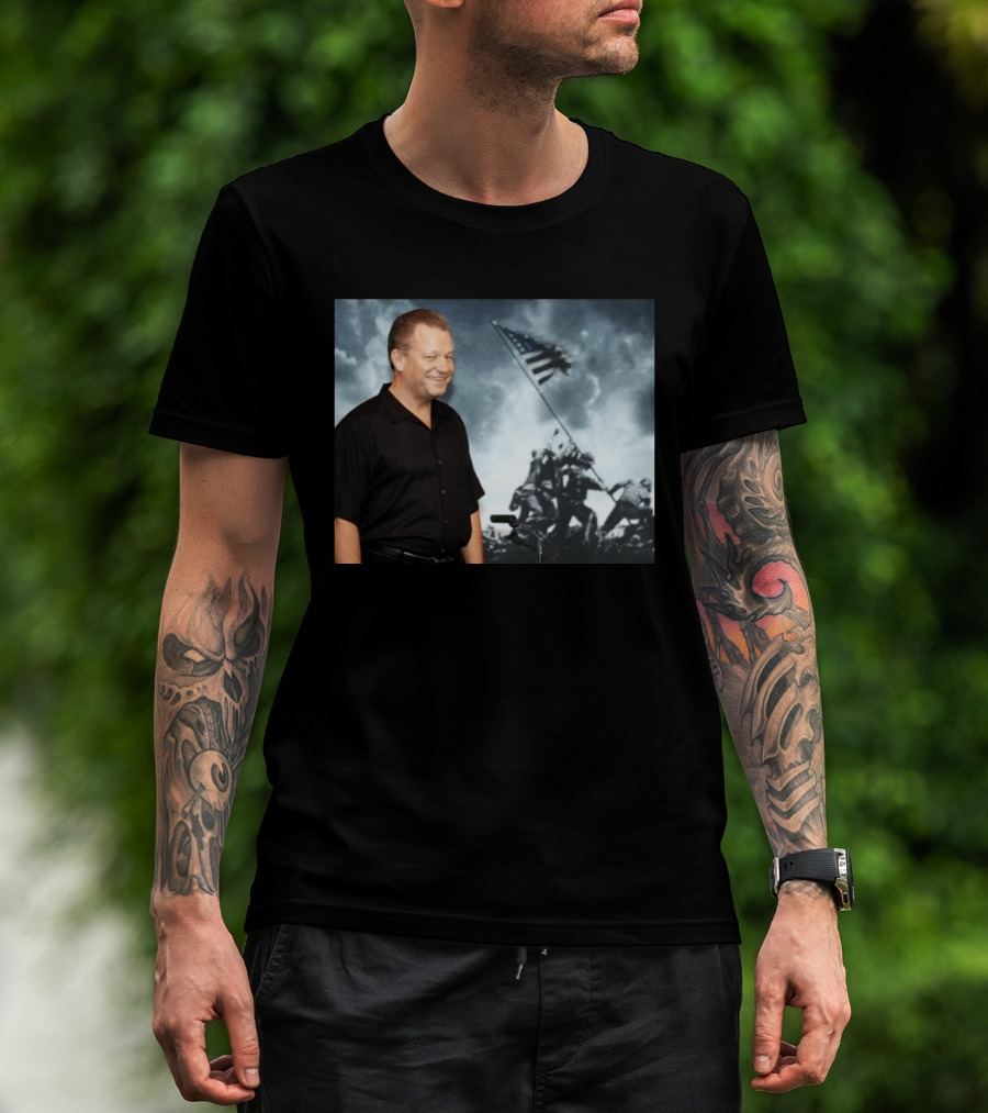 James Bradley Flags Of Our Fathers Iconic Image T-Shirt