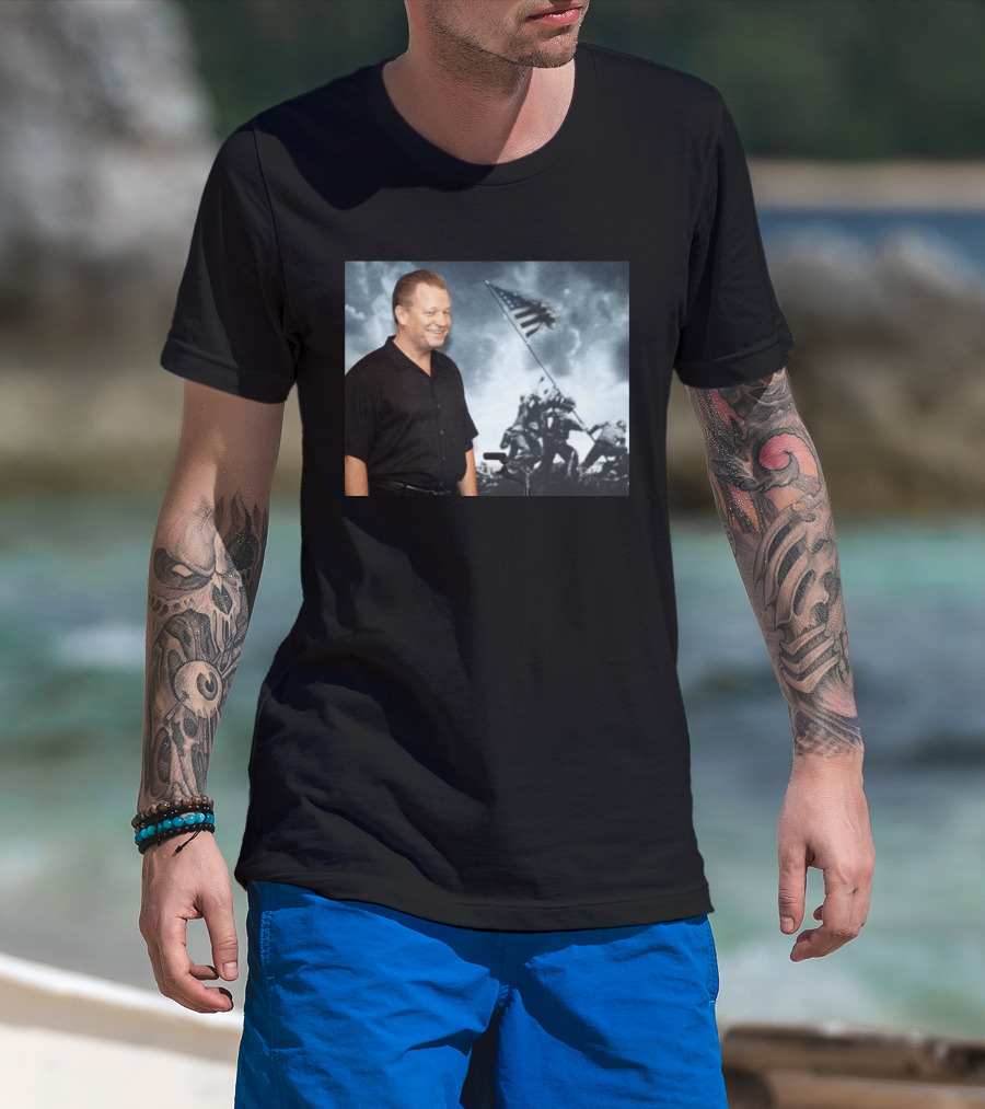James Bradley Flags Of Our Fathers Iconic Image T-Shirt