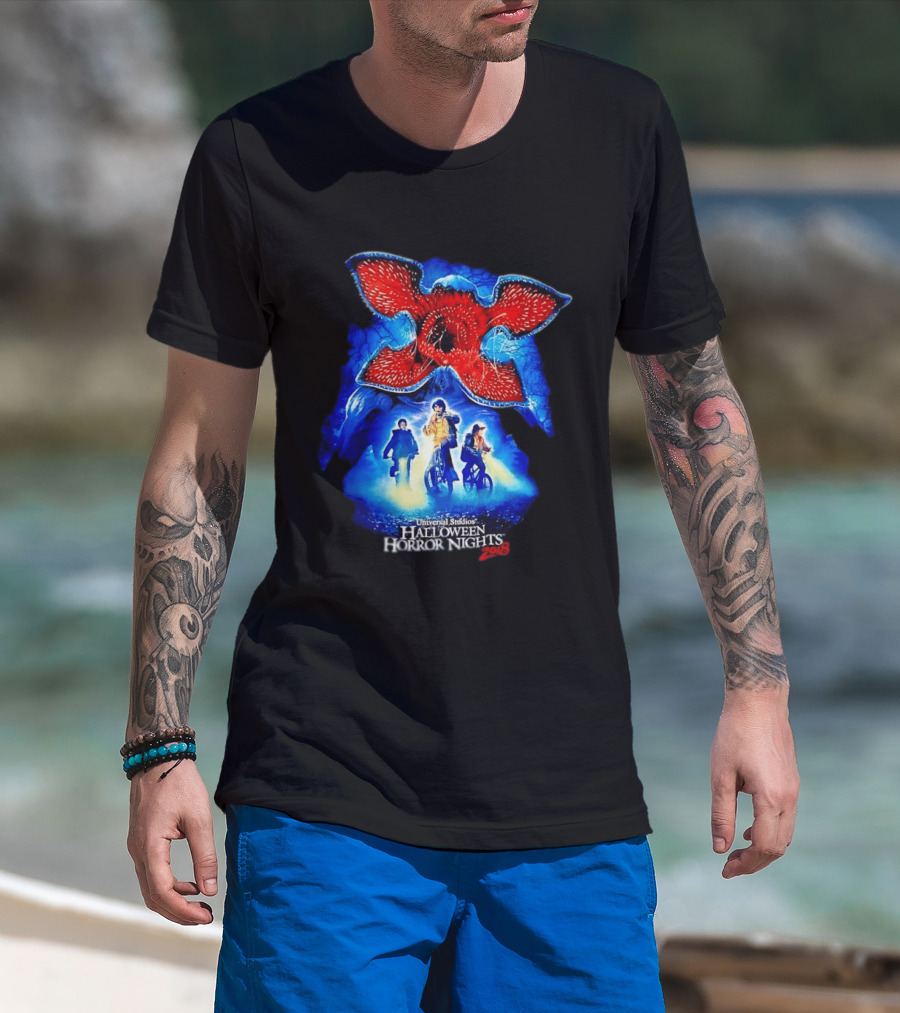 Demogorgon Stranger Things Universal Studios Halloween Horror Nights 2018 T-Shirt
