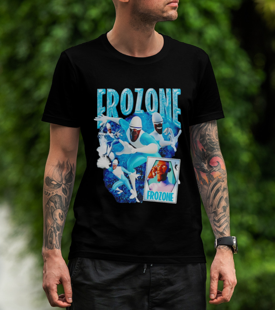 Frozone The Incredibles Disney Movie T-Shirt