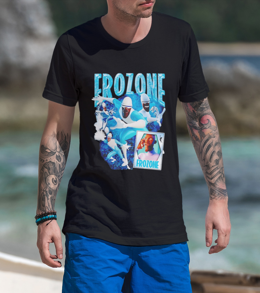 Frozone The Incredibles Disney Movie T-Shirt