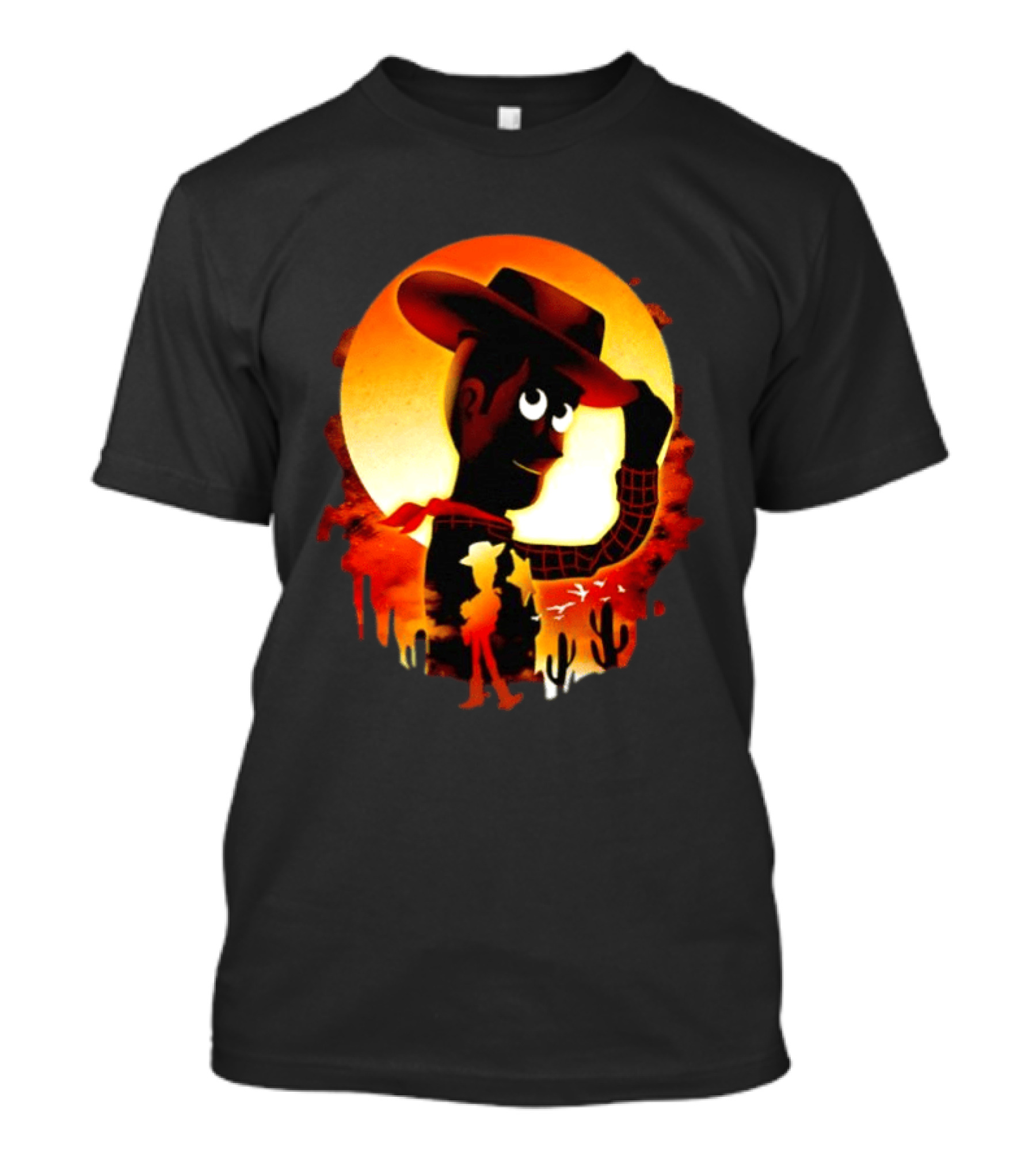 Sheriff Woody Pixar Toy Story Sunset Cowboy T-Shirt