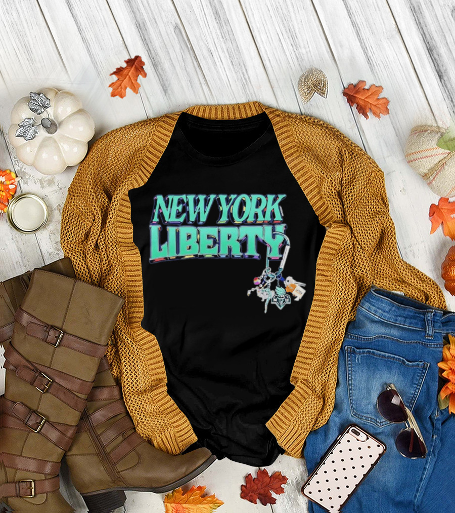 New York Liberty Carabiner Pride Keychain Accessories T-Shirt