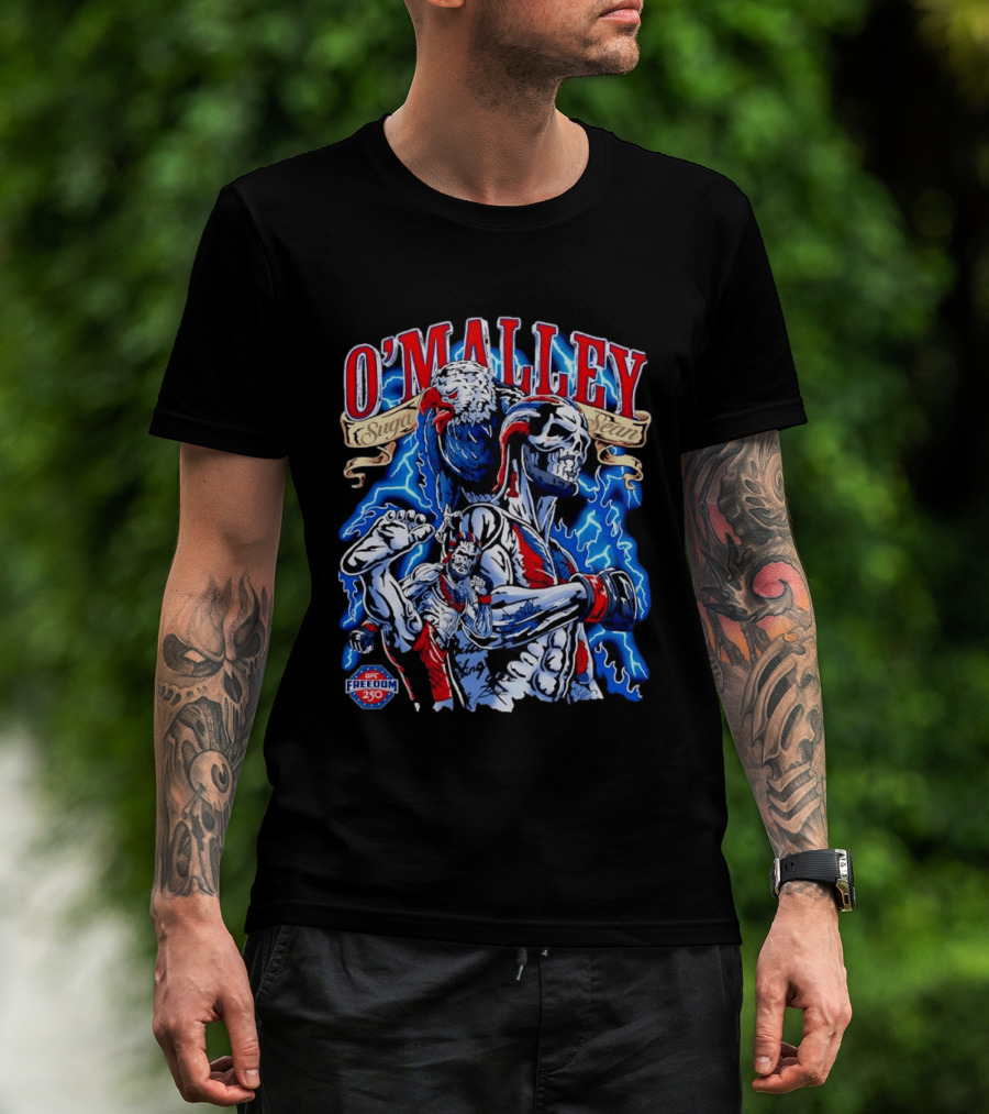 Sean O Malley Suga UFC 250 Freedom Eagle Lightning Fighting T-Shirt