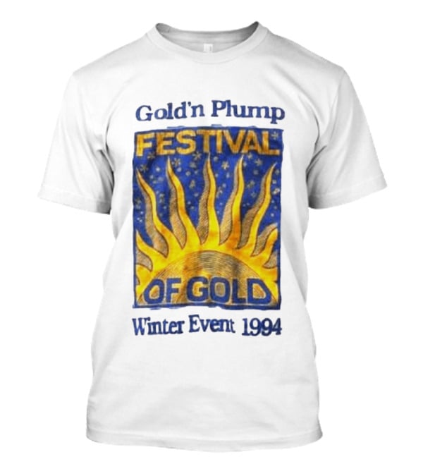 Gold N Plump Festival Of Gold Winter Event 1994 Sunburst And Stars T-Shirt