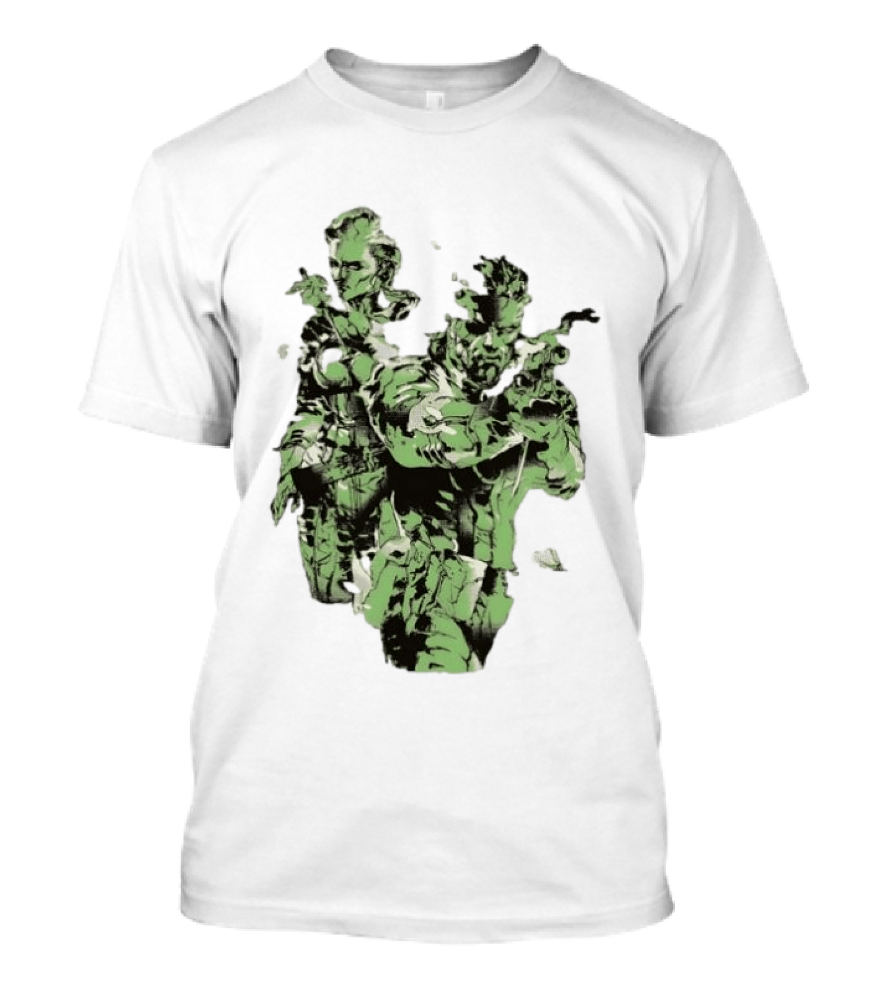 Naked Snake And The Boss Metal Solid 3 Snake Eater Iconic Duo Camouflage T-Shirt