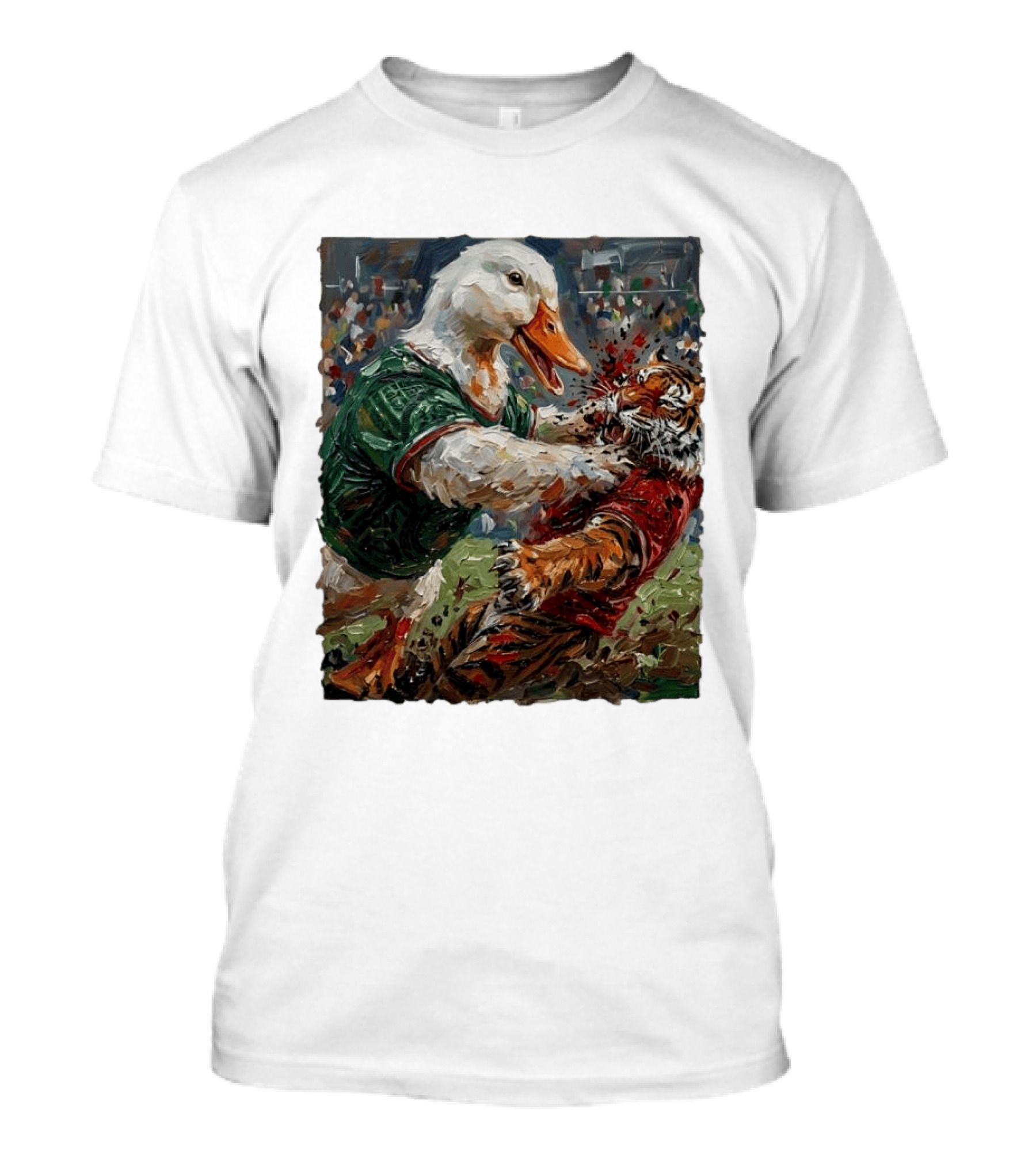 Oregon Ducks Auburn Tigers Football Rivalry Clash T-Shirt