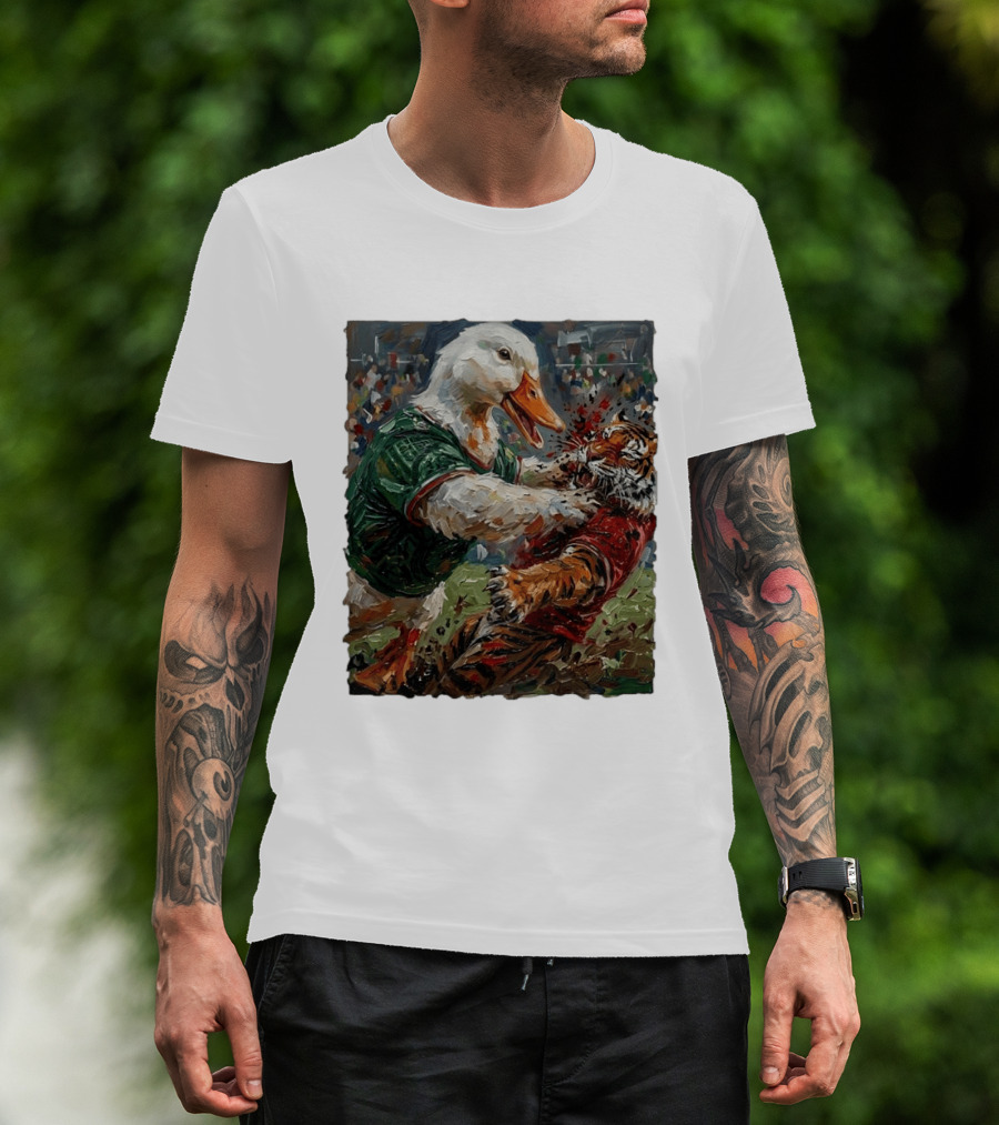 Oregon Ducks Auburn Tigers Football Rivalry Clash T-Shirt