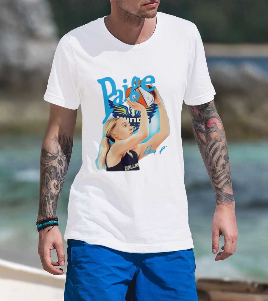 Paige Bueckers Dallas Wings Basketball WNBA Player T-Shirt