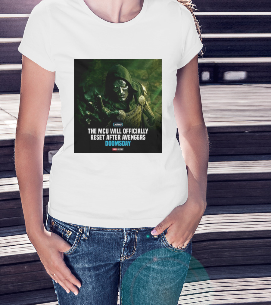 Avengers Doomsday MCU Reset Announcement Super Universe News T-Shirt