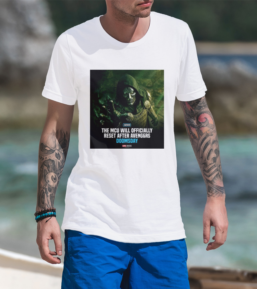 Avengers Doomsday MCU Reset Announcement Super Universe News T-Shirt