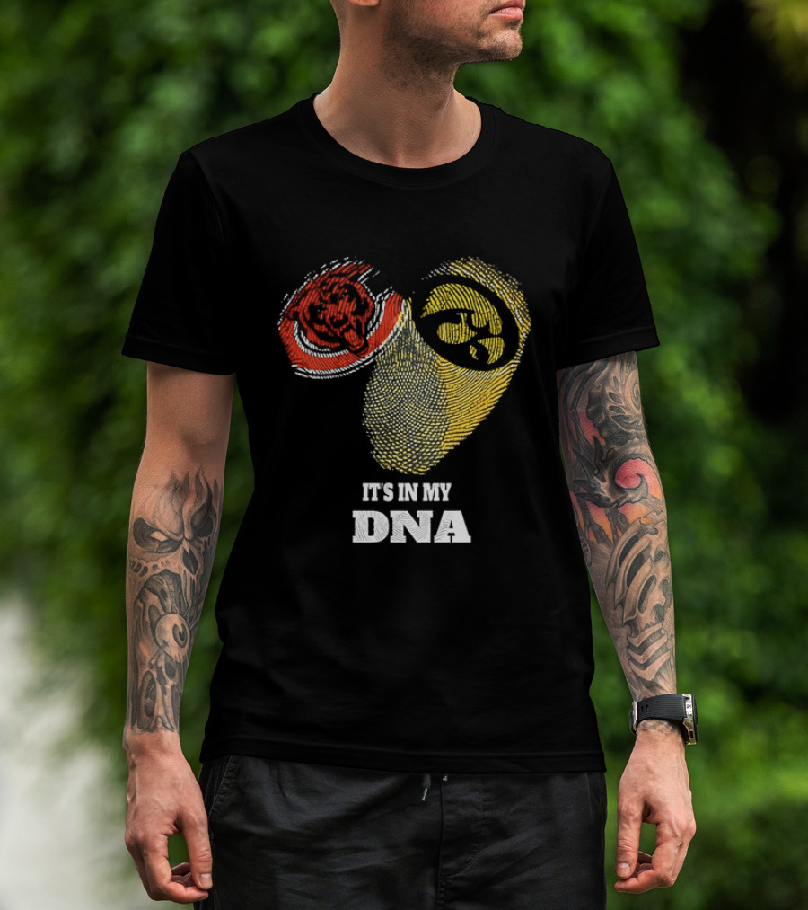Chicago Bears Iowa Hawkeyes It's In My DNA T-Shirt