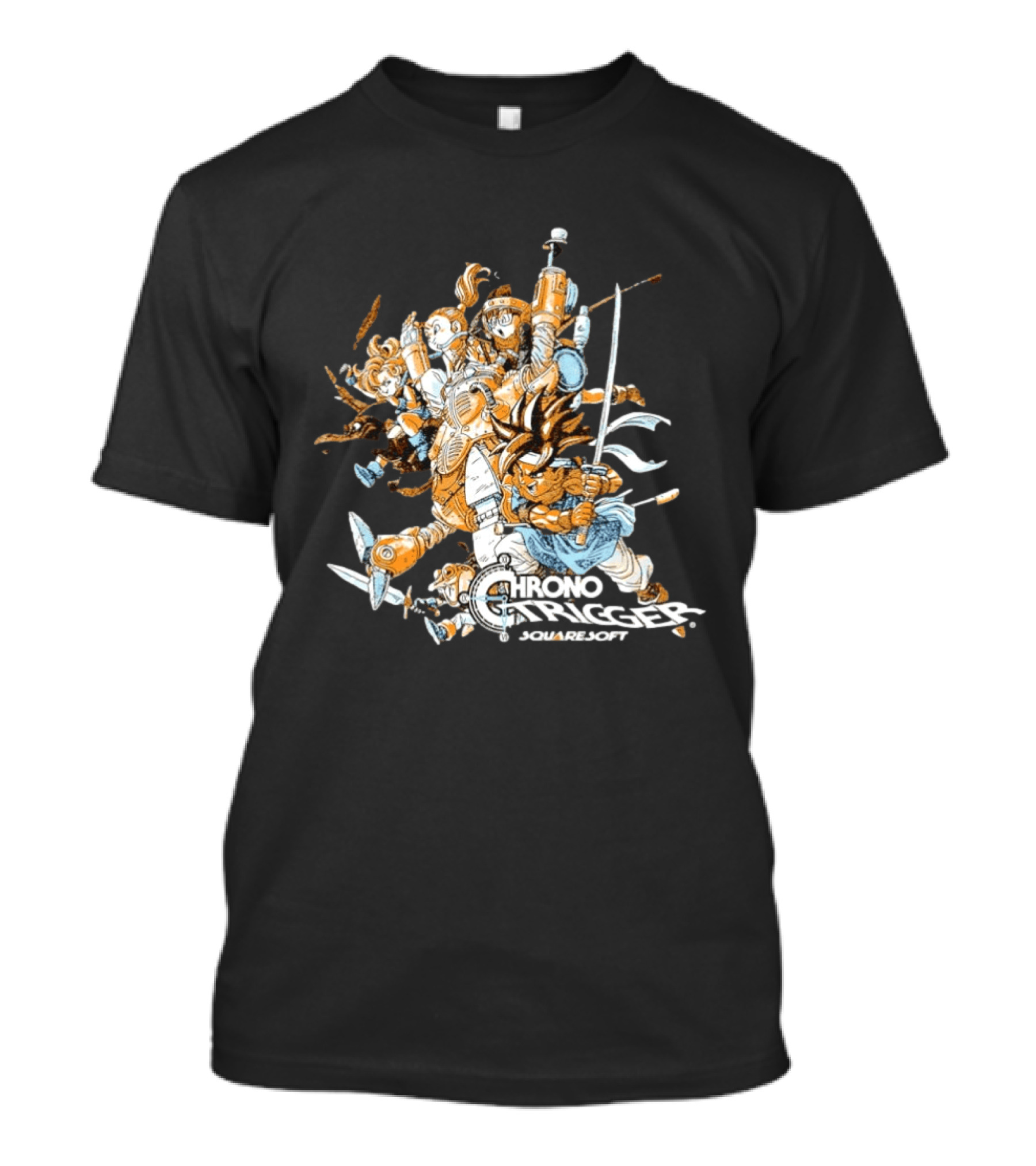 Crono Marle Lucca Robo Frog Ayla Magus Chrono Trigger Squaresoft Characters T-Shirt