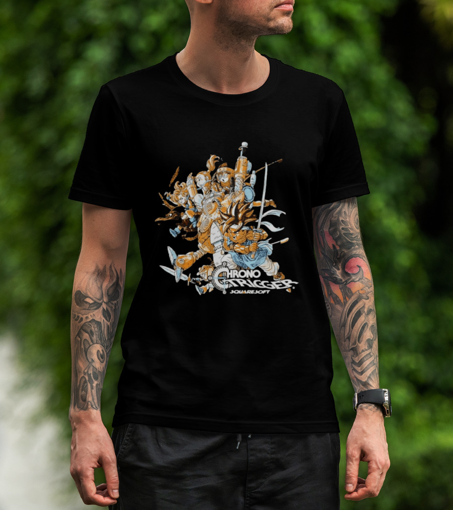 Crono Marle Lucca Robo Frog Ayla Magus Chrono Trigger Squaresoft Characters T-Shirt