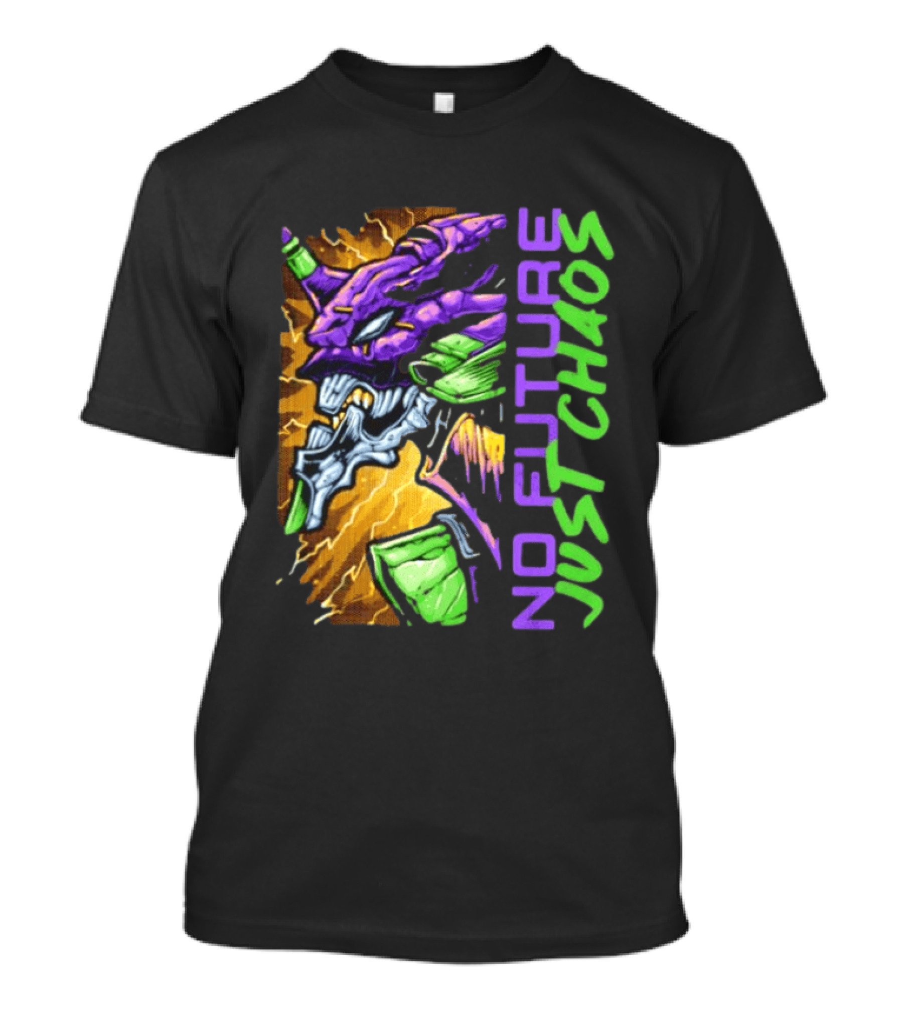 Evangelion Unit 01 No Future Just Chaos Neon Genesis Evangelion T-Shirt