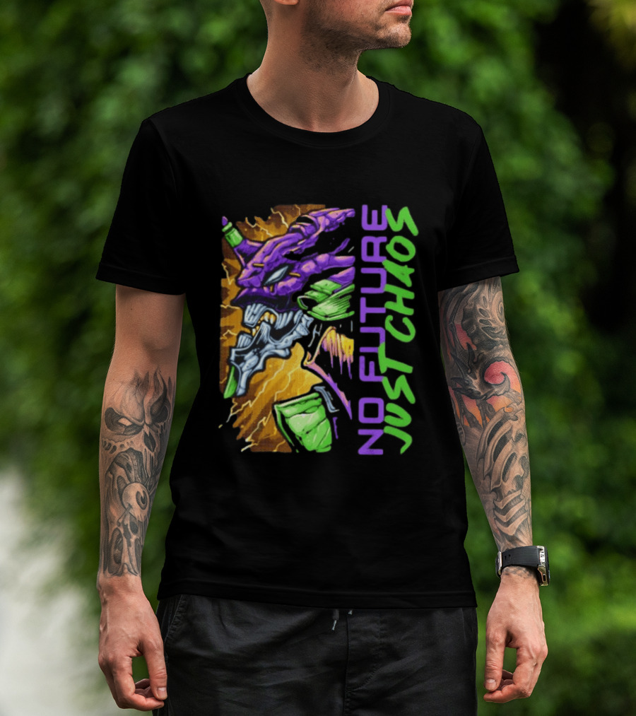 Evangelion Unit 01 No Future Just Chaos Neon Genesis Evangelion T-Shirt