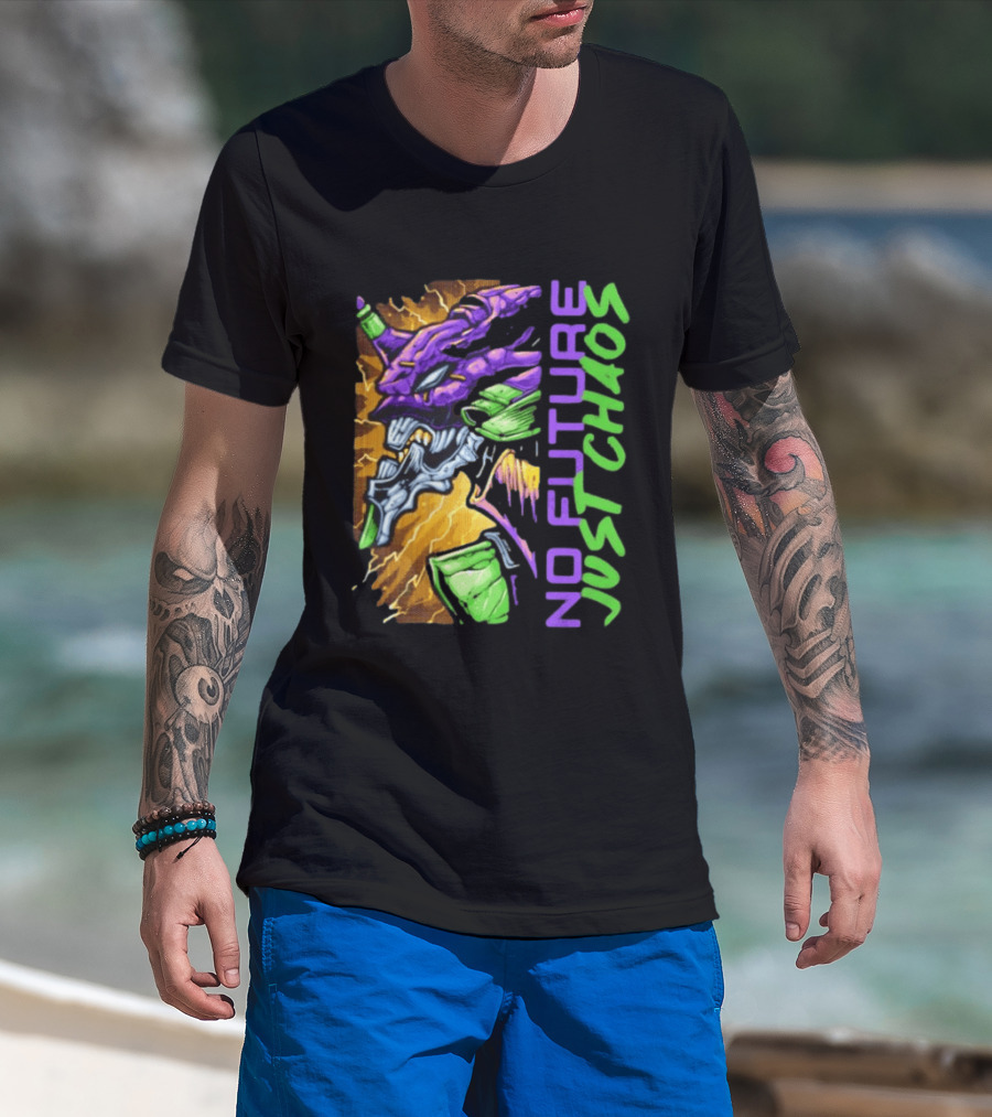 Evangelion Unit 01 No Future Just Chaos Neon Genesis Evangelion T-Shirt