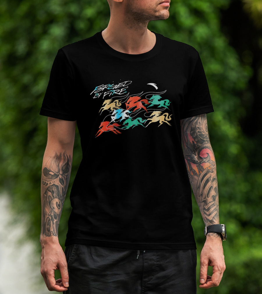 Kyrie Irving Forged By Fire Multicolored Horses T-Shirt