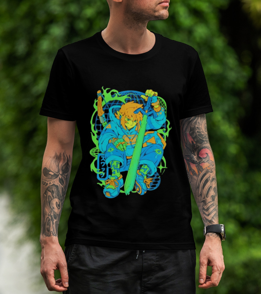 Link Legend Of Zelda Hylian Hero Swag Master Sword Streetwear Men's T-Shirt