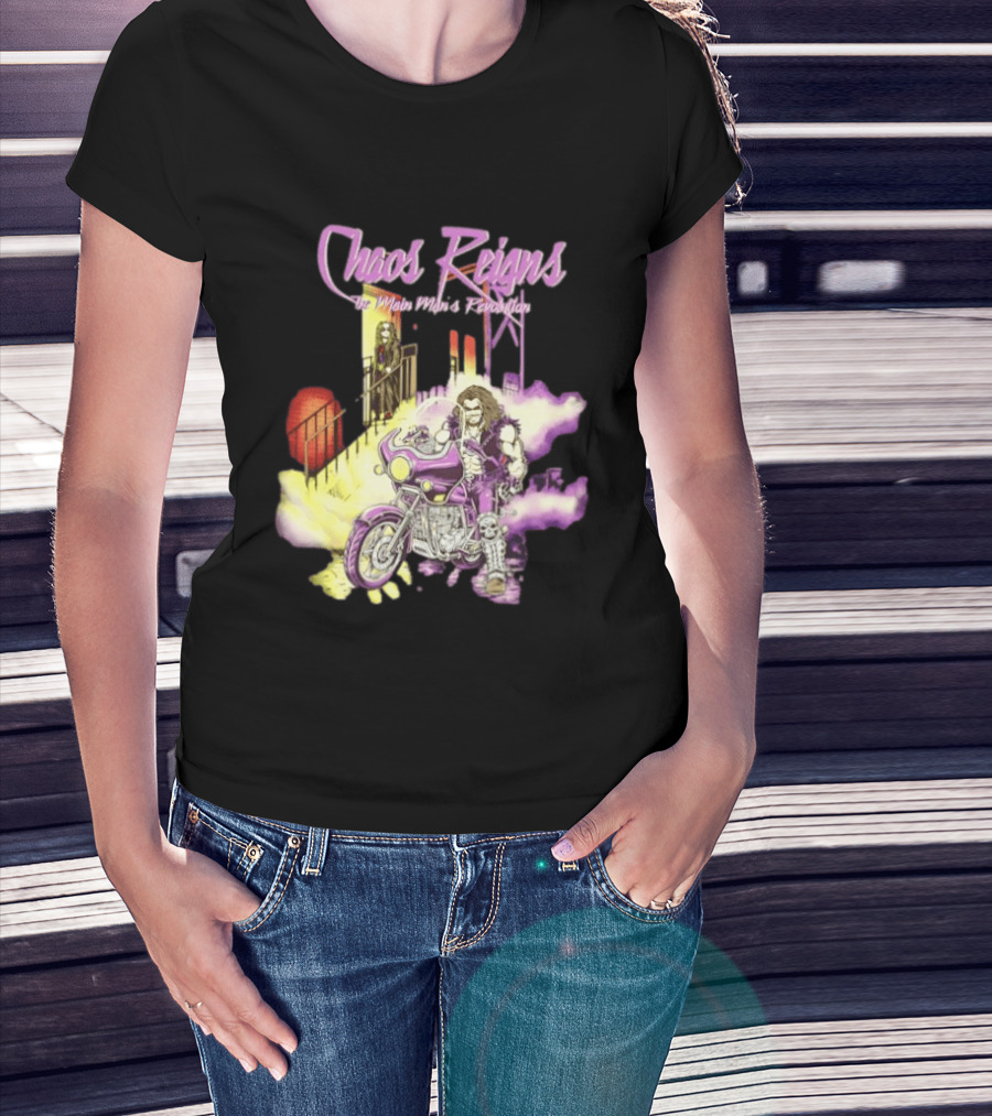 Chaos Reigns Lobo DC Comics Main Man's Revolution Motorcycle Rider T-Shirt