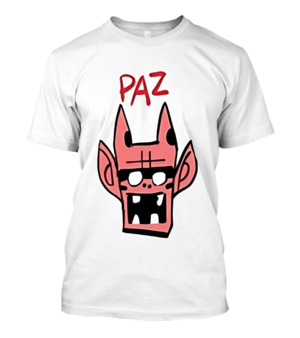 Gorillaz Paz Cartoon Character Face T-Shirt