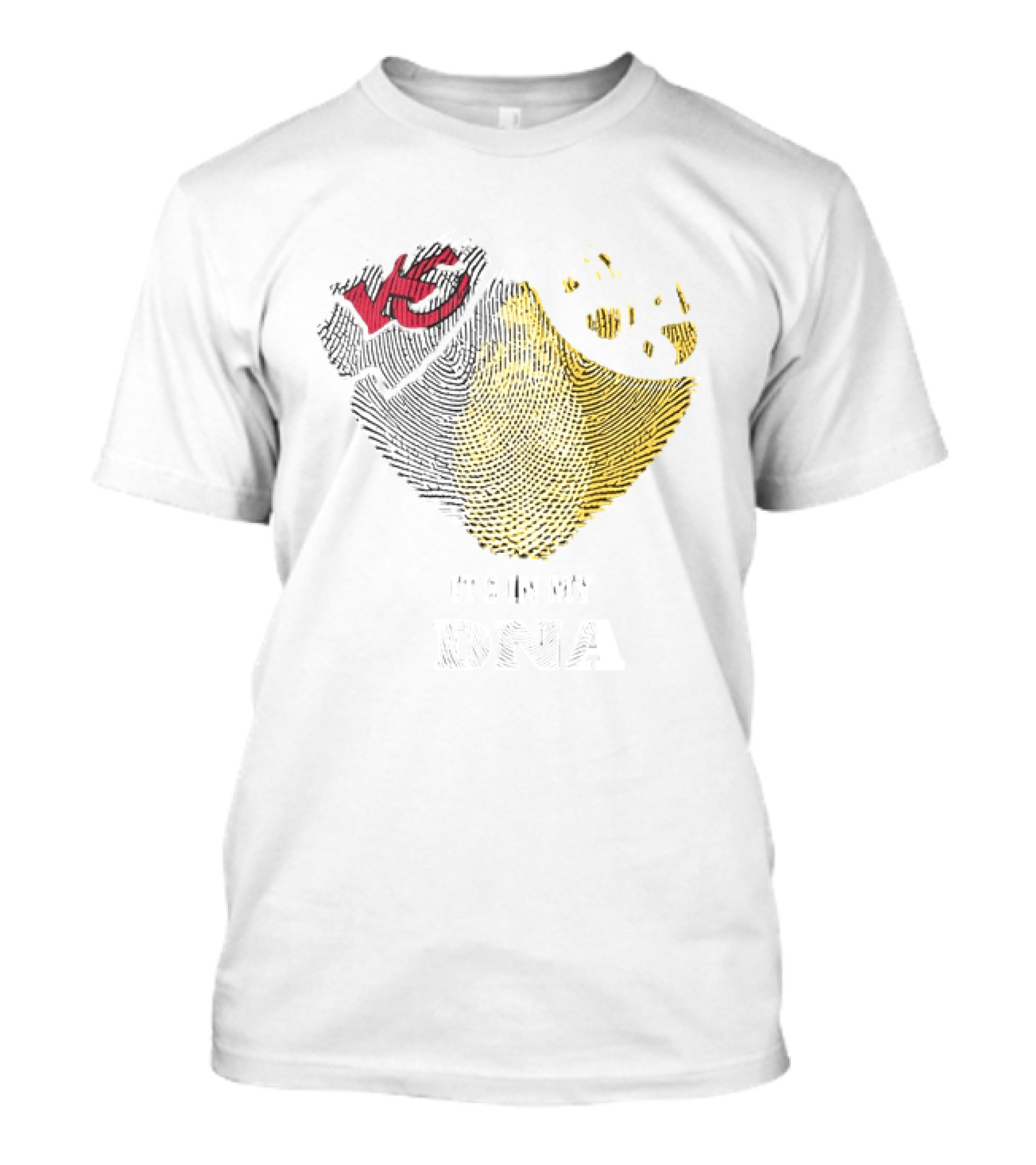 Kansas City Chiefs Iowa Hawkeyes It's In My DNA Highlights Team Passion And Heritage T-Shirt