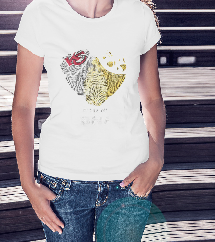 Kansas City Chiefs Iowa Hawkeyes It's In My DNA Highlights Team Passion And Heritage T-Shirt