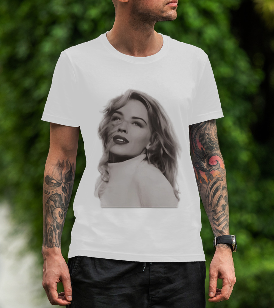 Kylie Minogue Iconic Music Star Portrait Vintage Aesthetic T-Shirt