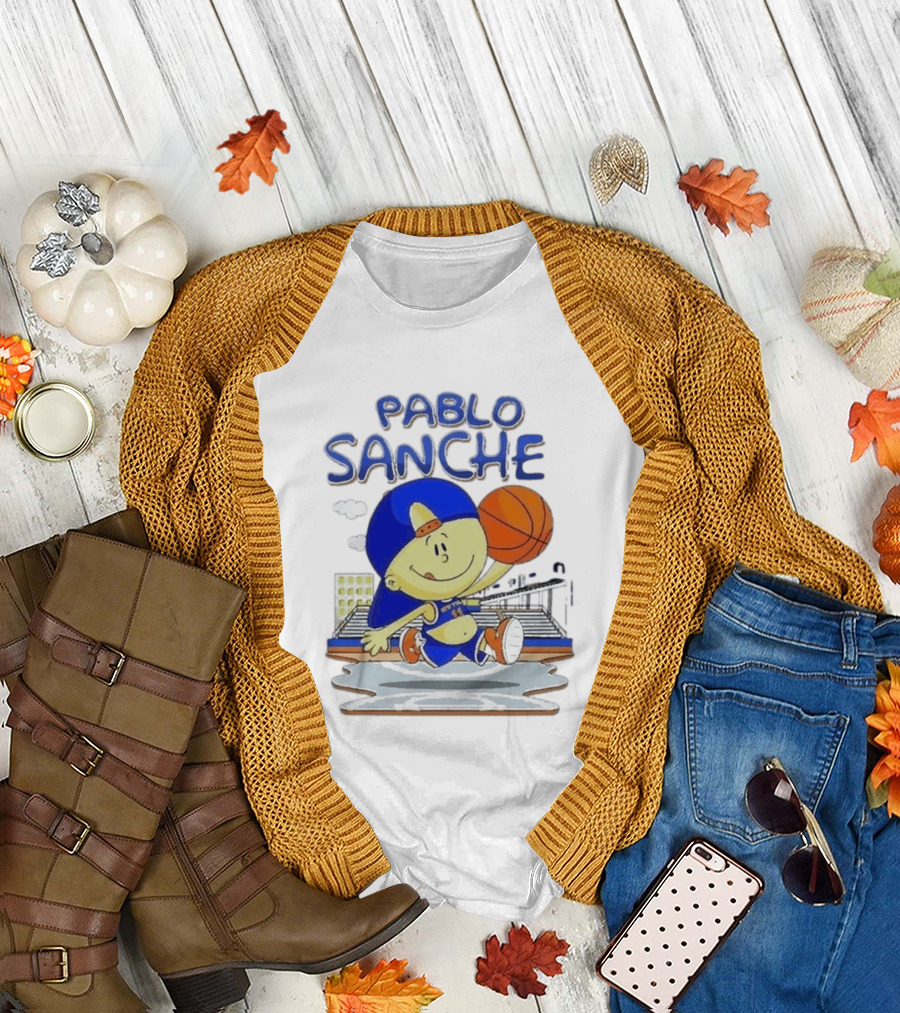 Pablo Sanchez Secret Weapon New York Basketball Court Playground Kid T-Shirt